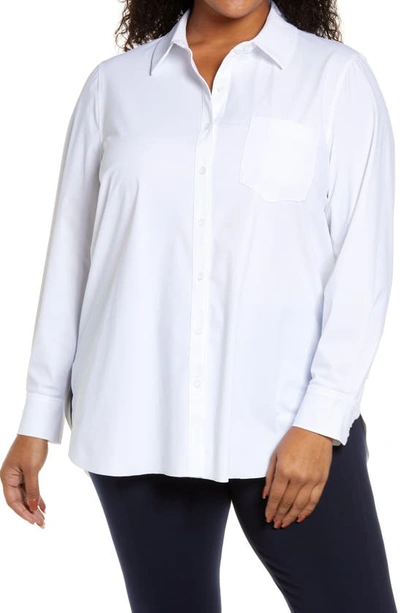 Shop Lyssé Schiffer Button-up Shirt In White