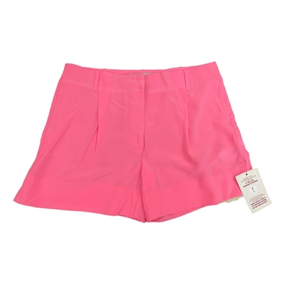 Pre-owned Stella Mccartney Silk Shorts In Pink