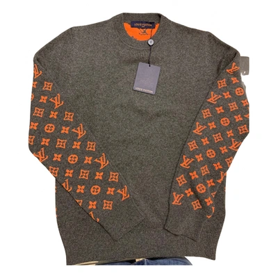 Louis Vuitton Men's LV Monogram Hoodie Cashmere Orange