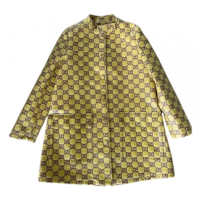 Gucci yellow coat sale