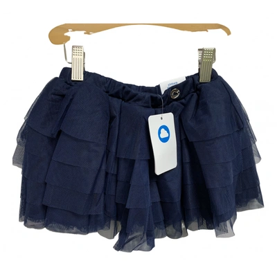 Pre-owned Mayoral Kids' Mini Skirt In Blue