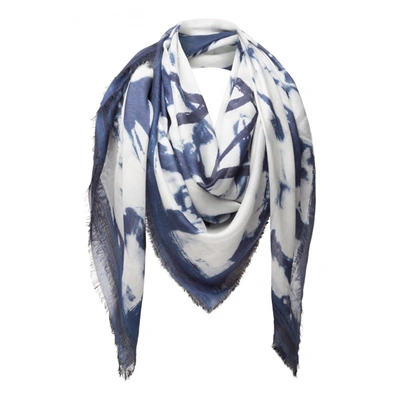 Pre-owned Loewe Cashmere Scarf & Pocket Square In Blue
