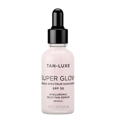 Shop Tan-luxe Super Glow Hyaluronic Self-tan Serum Spf30 (30ml) In Brown