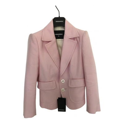 Pre-owned Dsquared2 Blazer In Pink