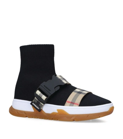 BURBERRY BURBERRY KIDS KNITTED SOCK SNEAKERS 17219457