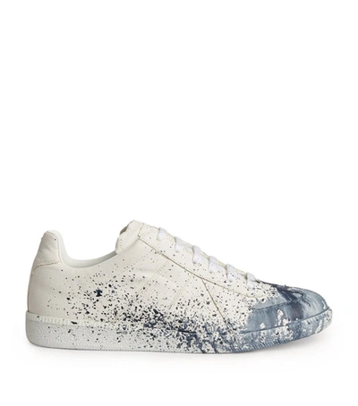 Shop Maison Margiela Painted Replica Sneakers In White