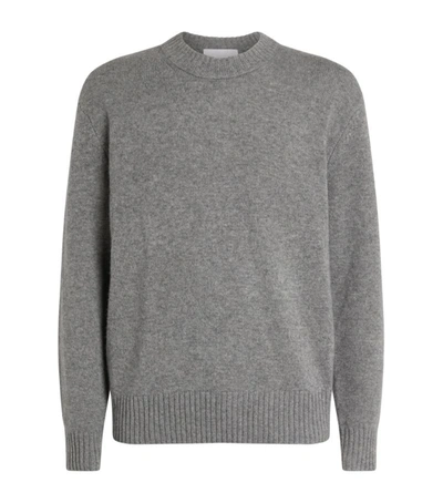 Shop Frame Cashmere Sweater In Grey