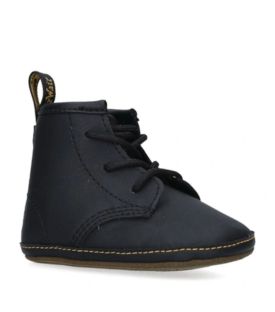 Shop Dr. Martens' Leather 1460 Crib Mason Booties In Black
