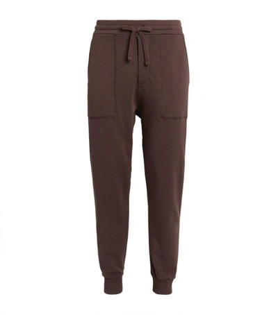 Shop Nanushka Slim-fit Sweatpants In Brown