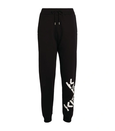 Shop Kenzo Big X Logo Sweatpants In Black