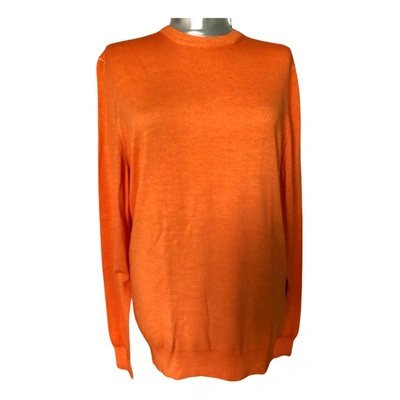 Pre-owned Drumohr Wool Jumper In Orange