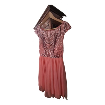 Pre-owned Bariano Mid-length Dress In Pink
