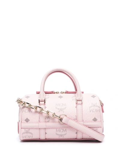 MCM Mini Boston bag 💯 authentic, Women's Fashion, Bags & Wallets