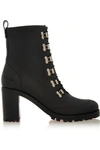 CHRISTIAN LOUBOUTIN Country Croche 70 Leather Boots
