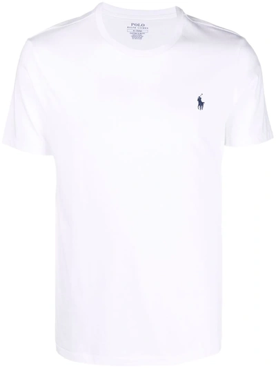 Shop Polo Ralph Lauren Crew-neck T-shirt In Weiss