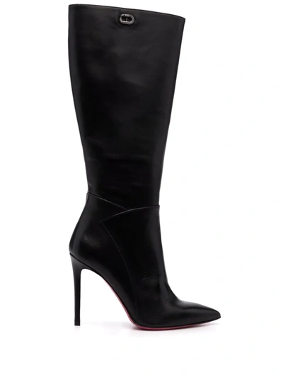 Shop Dee Ocleppo Pointed-toe Knee-length Boots In Schwarz