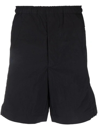 Y-3 Black Light Shell Running Shorts In Schwarz