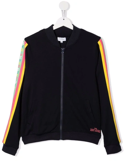 Shop The Marc Jacobs Teen Side Stripe-detail Jacket In Blue