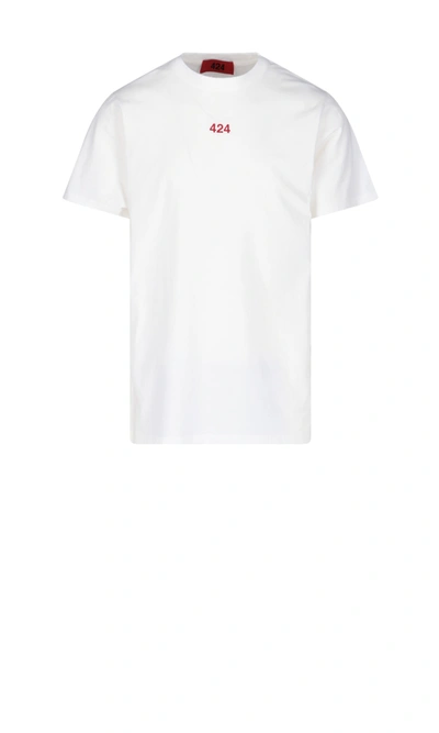 Shop 424 Logo T-shirt In White