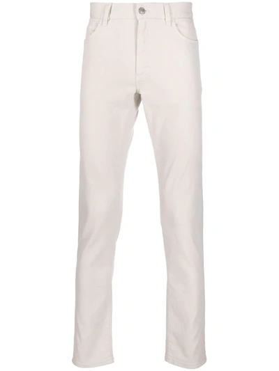 Shop Ermenegildo Zegna Straight-leg Jeans In Nude