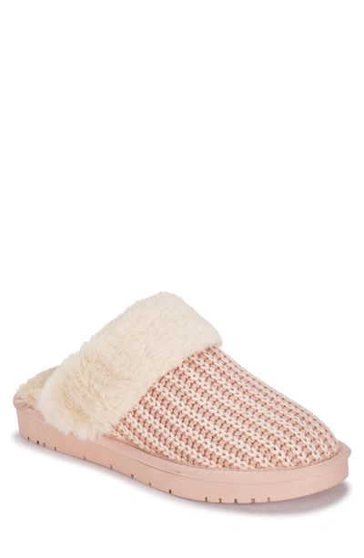 Shop Baretraps Tillis Faux Fur Lined Clog Slipper In Pink