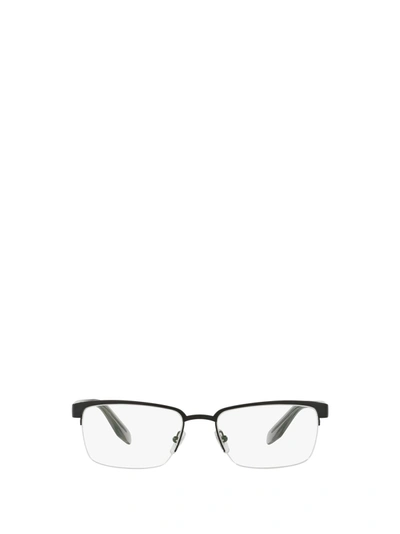 Shop Versace Ve1241 Matte Black Glasses