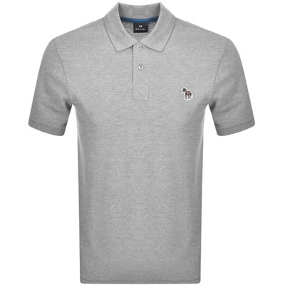 Shop Paul Smith Regular Polo T Shirt Grey