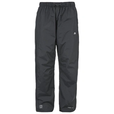 Shop Trespass Mens Purnell Waterproof & Windproof Over Trousers (black)