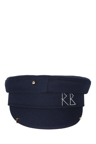 Shop Ruslan Baginskiy Logo-embroidered Cap In Blue