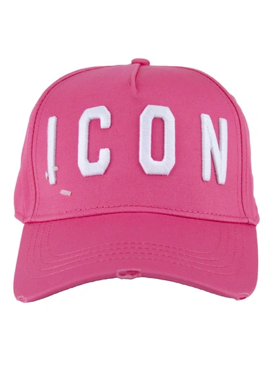 Shop Dsquared2 Pink Baseball Cap