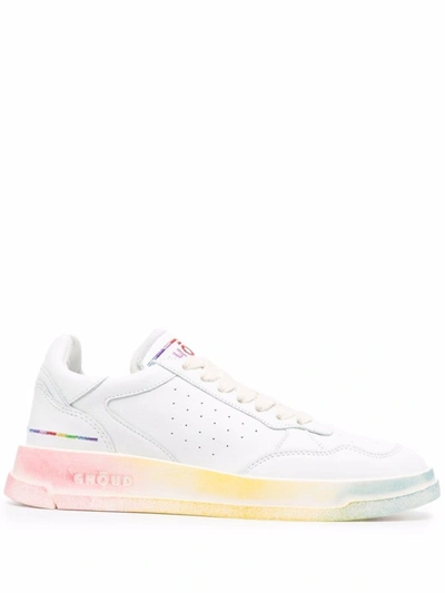 Shop Ghoud Tweener Rainbow Sneakers In White