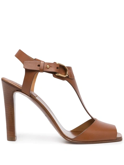Polo Ralph Lauren Emilie Sandals In Brown