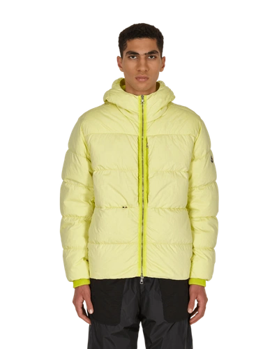 Shop Moncler Paviot Jacket In Light Yellow