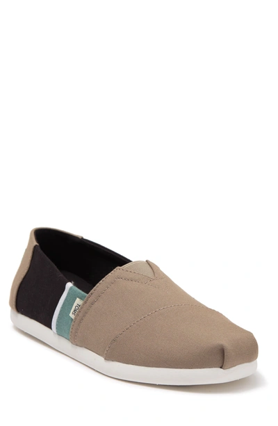 Shop Toms Alparagata Slip-on In Taupe Color Block