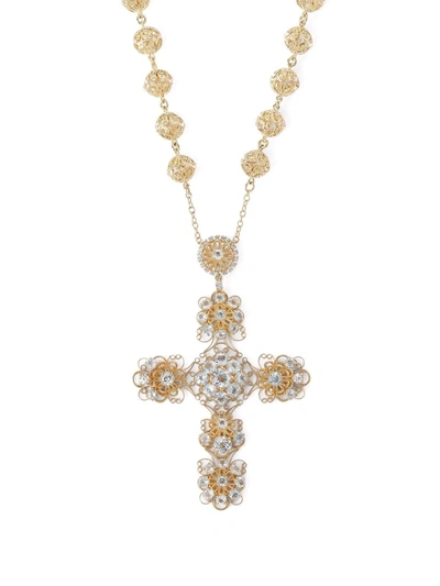 Shop Dolce & Gabbana Pizzo 18kt Yellow Gold Necklace