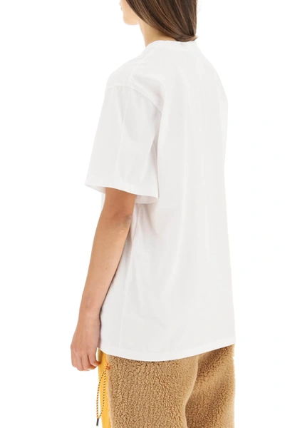 Stella Mccartney Rave Tee T-shirt White And Orange | ModeSens