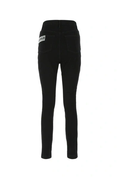 Shop Dolce & Gabbana Black Stretch Denim Jeans  Black  Donna 42
