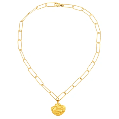 Shop Alighieri The Paolo And Francesca 24kt Gold-plated Necklace