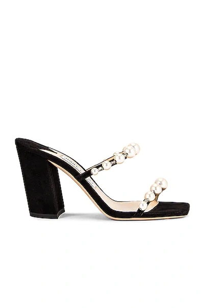 Shop Jimmy Choo Amara 85 Sandal In Black & White