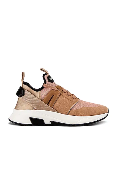 Shop Tom Ford Jago Low Top Sneaker In Nude