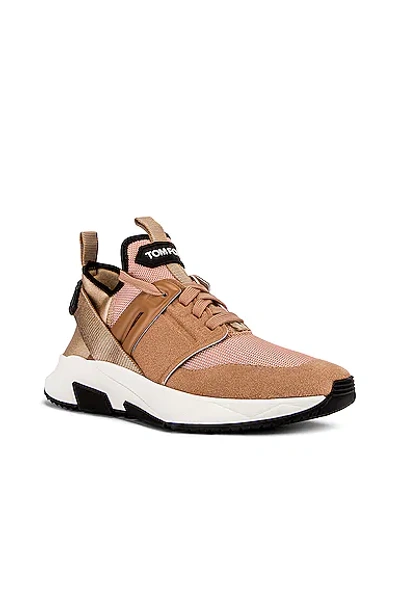 Shop Tom Ford Jago Low Top Sneaker In Nude