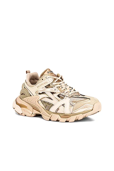 Shop Balenciaga Track 2 Open Sneakers In Nude