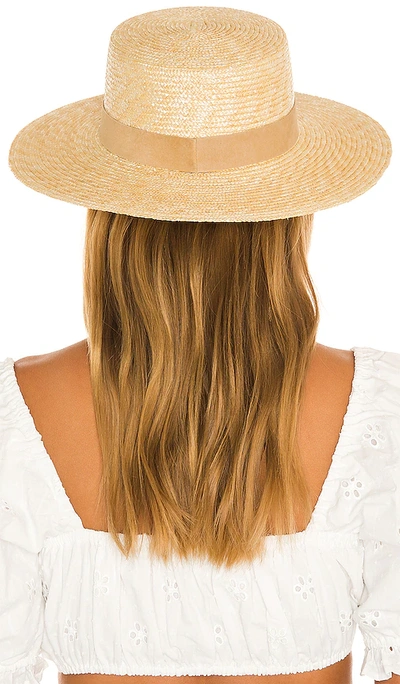 Shop Lack Of Color The Spencer Boater Hat In Neutral