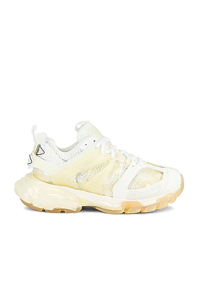 Shop Balenciaga Track Clearsole Sneakers In White Transparent
