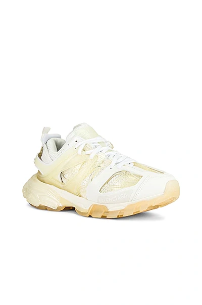 Shop Balenciaga Track Clearsole Sneakers In White Transparent