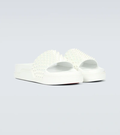 Christian Louboutin Men's Pool Fun Slide Sandals