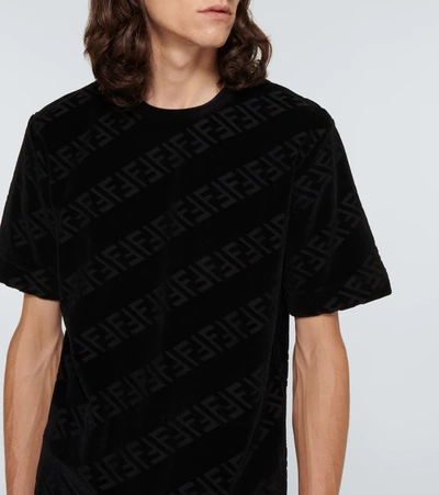 Shop Fendi Ff Short-sleeved T-shirt In Black