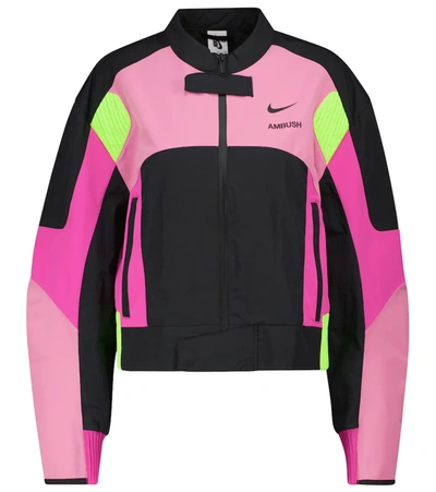 tøjlerne Efternavn gambling Nike X Ambush Colour-block Biker Jacket In Pink | ModeSens