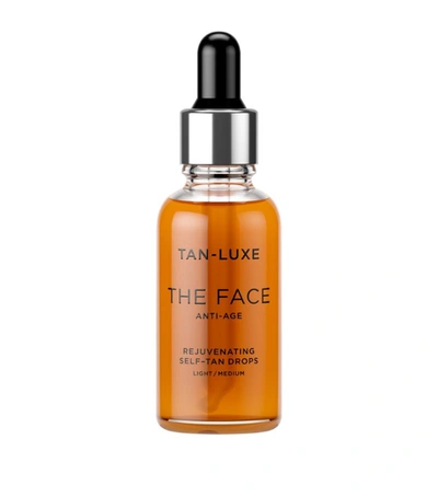 Shop Tan-luxe The Face Anti-age Rejuvenating Self-stan Drops (30ml) In Brown