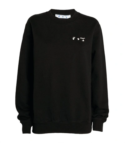 Shop Off-white Logo Sweatshirt In Black